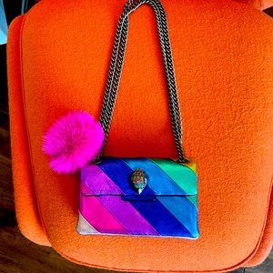 Kurt Geiger Kensington bag metallic rainbow